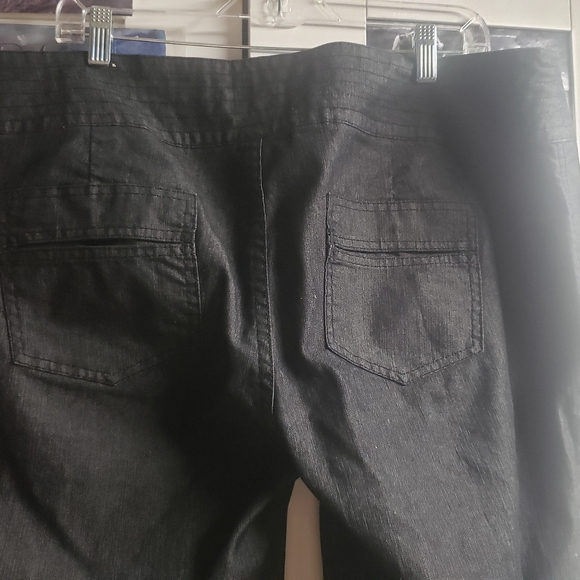 Maurice's Charcoal navy/black Trousers -  20 - Picture 4 of 5
